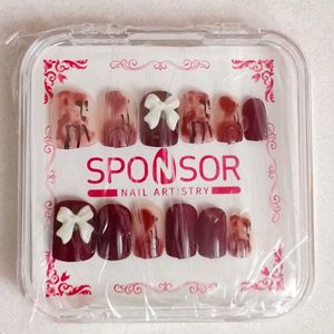 Sponsor Fake Nail Art With Kit