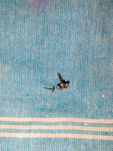 New 92.5 Hallmarked Screw Type Silver Nosepin