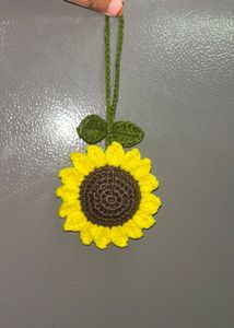 Crochet Sunflower Ornament