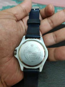 SF Quartz Analog White Dial Watch for Men-NS7930PP