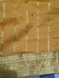 Gold Striped Fabric
