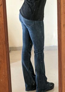 Dark Blue Bootcut Jeans ✨