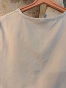 H&amp;M Cream Crop Top, Bust- 36/38