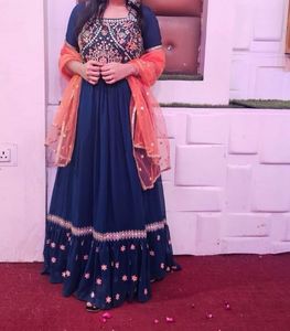 Elegant Embroidered Anarkali Dress