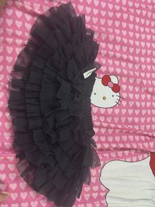 Black Net skirt