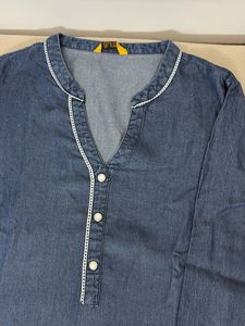 Denim Look Kurta