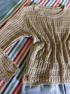 Cropped Knit Sweater