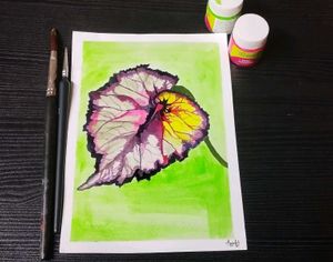 Leaf Painting