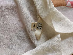 Cream Long Sleeve Top