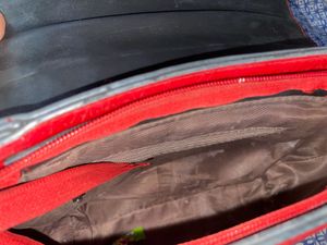 Red Leather Handbag