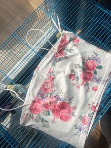 Shein Floral Print Bustier M Size