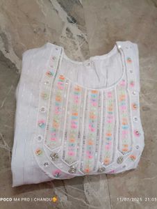 Elegant White Kurta