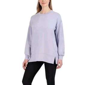 Sage Collective Large Purple Scuba Cozy T Shirt