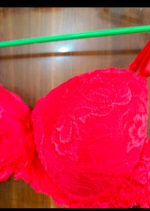 Red Lace Bra