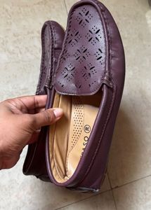 Maroon Loafers