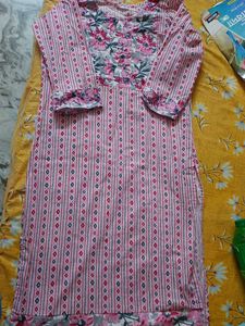 Floral Print Cotton Kurti