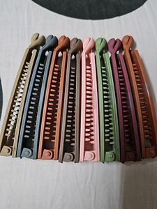 8pcs Matt Shade Banana Hair Clips