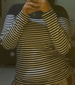 Striped Long Sleeve T-Shirt