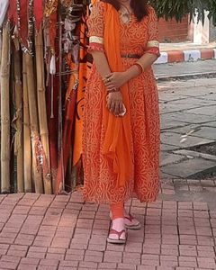 Beautiful Chiffon Anarkali  Kurta