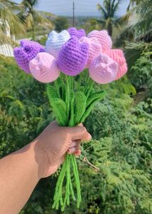 Crochet Tulip Flowers