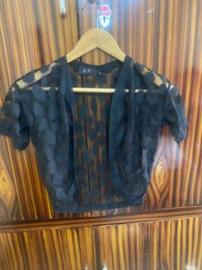 Black Sheer Shrug
