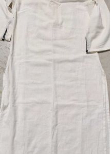 White Embroidery Kurta