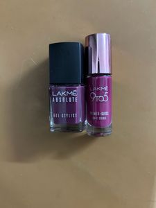 Combo Lakme Nail Paint