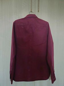 Wrogn Maroon Shirt For Men