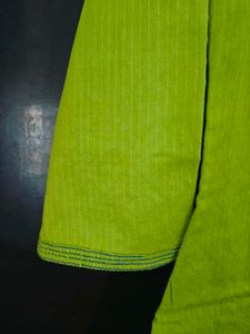 Green Embroidered Kurta