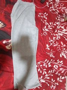 Gray Wide Leg Lounge Pants