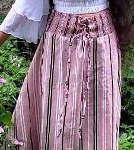 Striped Pink Skirt