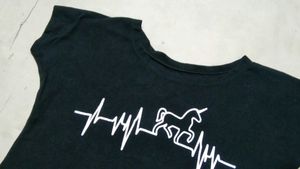 Women  Horse Heartbeat T-shirt