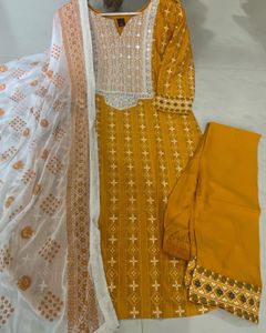 Rayon Kurta Pant Set