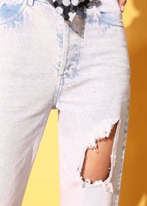 Sassafras Women High Rise Regular Fit Denim