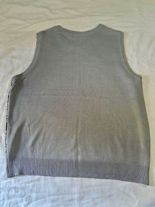 Grey sweater vest