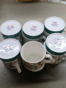 Set of 6 Bharat Fine China Mugs