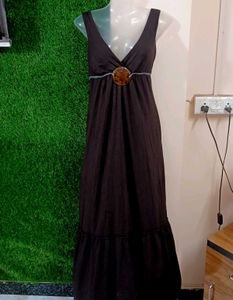 Flowy Ruffle Maxi Dress