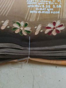 Floral Georgette Saree