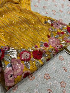 Yellow Embroidered Kurta