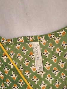 Green Printed Top