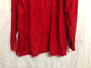 Threads Red Long Sleeve Polo T Shirt