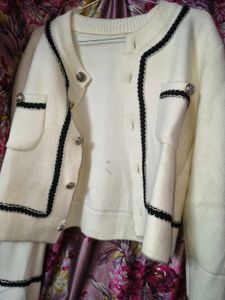 White Cardigan