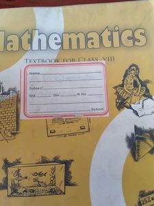 Mathematics Textbook for Class 8th NCERT