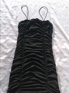 Brand New (Urbanic) Black Bodycon Ruched Dress