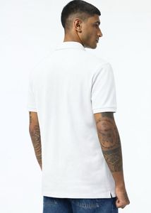 Men's White TVS Polo T-Shirt