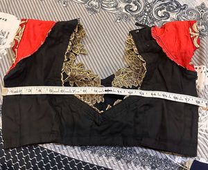Red black lehenga choli