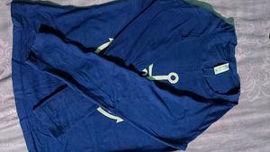 Women Blue Full Sleeve Top