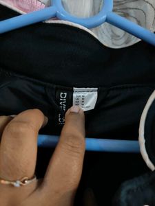 h&amp;m Black Bomber Jacket