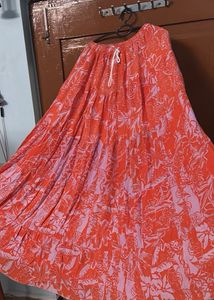 Floral Print Maxi Skirt