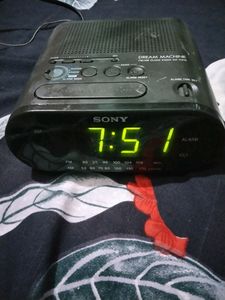 Sony Fm And Alarm Clock